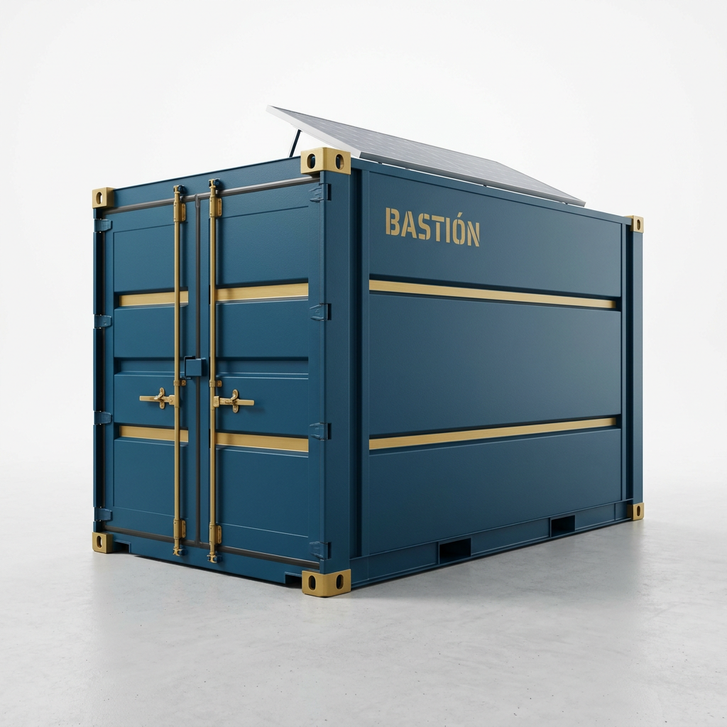 Bastión 10 — 10-foot deployable infrastructure skid